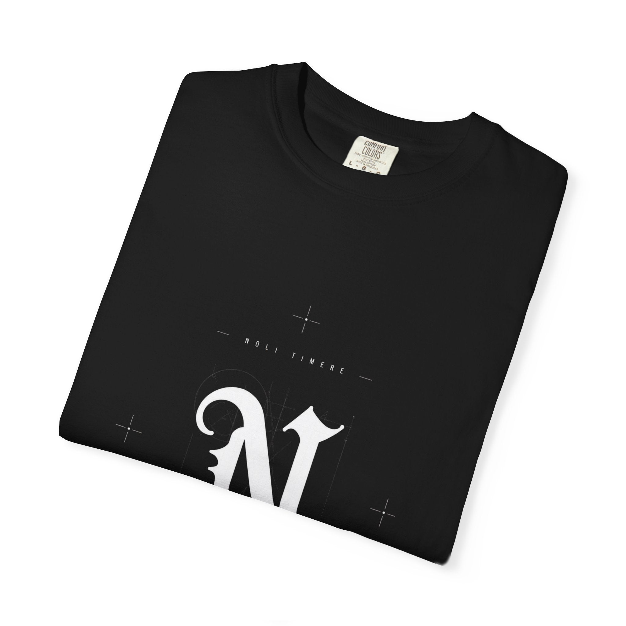 T-Shirt - Noli Timere Graphic Tee (Latin 'N' Gothic Design)