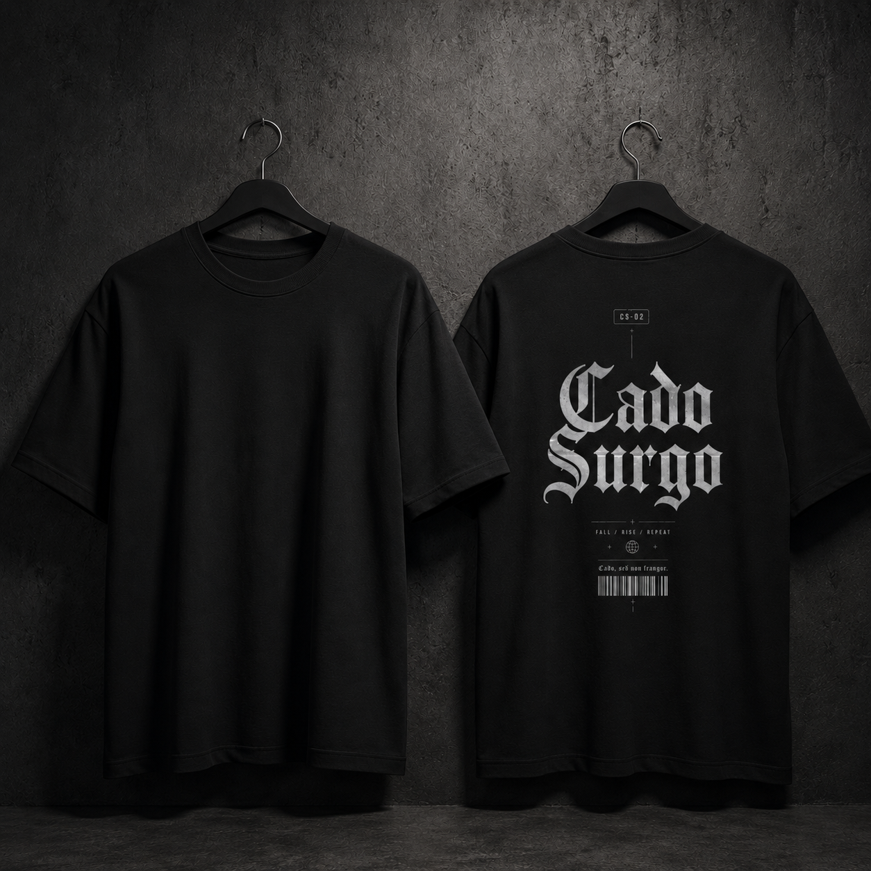 T-Shirt - Cado Surgo 2 Graphic Tee (Latin 'Cado Surgo Gothic Design)