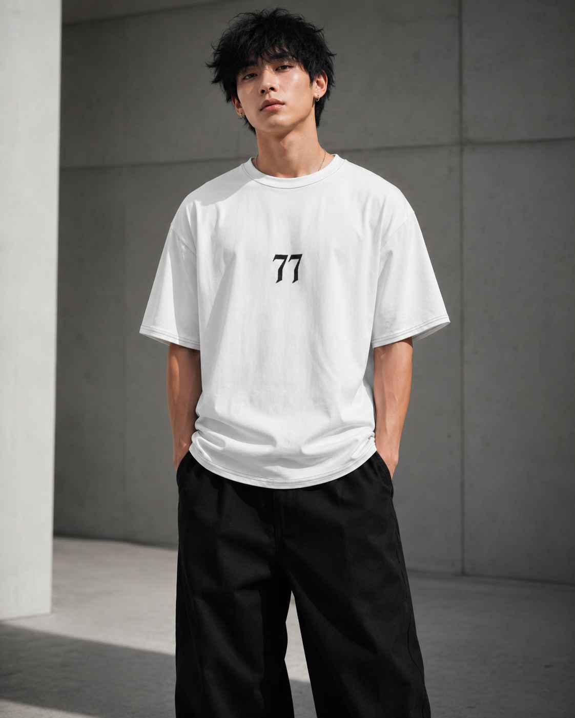 Premium Heavyweight Oversized T-Shirt - CADO SURGO CS. Whisper