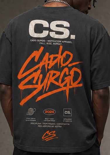 Premium Heavyweight Oversized T-Shirt - CADO SURGO CS. Eclipse