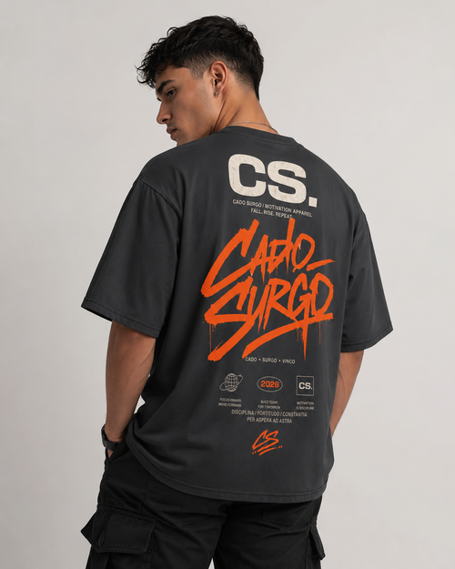 Premium Heavyweight Oversized T-Shirt - CADO SURGO CS. Eclipse