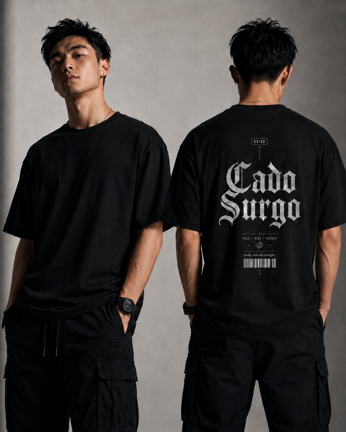 T-Shirt - Cado Surgo 2 Graphic Tee (Latin 'Cado Surgo Gothic Design)